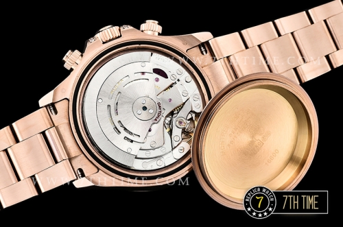 Daytona 116595 Rainbow RG/RG Black Dial A7750 4130 Mod