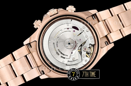 Daytona 116595 Rainbow RG/RG Black Dial A7750 4130 Mod