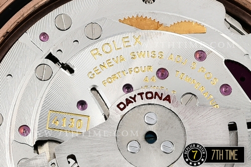 Daytona 116595 Rainbow RG/RG Black Dial A7750 4130 Mod