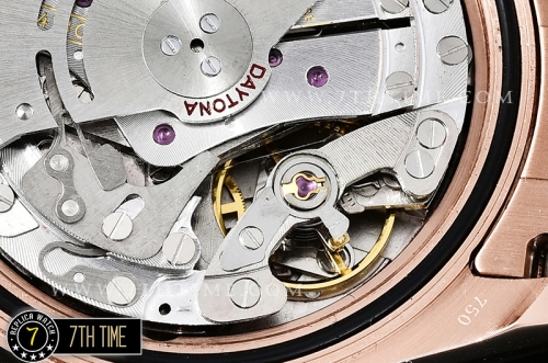 Daytona 116595 Rainbow RG/RG Full Diamond Paved Dial Dial A7750 4130 Mod