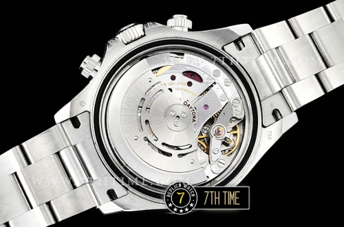 Daytona 116599 Rainbow SS/SS Full Diamond Paved Dial Dial A7750 4130 Mod
