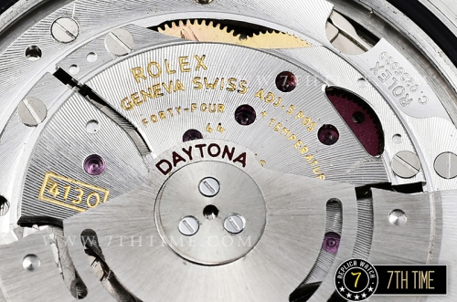Daytona 116599 Rainbow SS/SS Full Diamond Paved Dial Dial A7750 4130 Mod