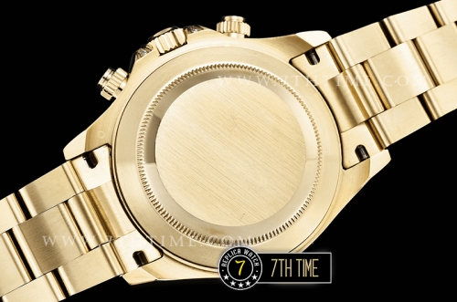 Daytona 116598 Rainbow YG/YG Full Diamond Paved Dial Dial A7750 4130 Mod
