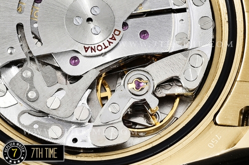 Daytona 116598 Rainbow YG/YG Full Diamond Paved Dial Dial A7750 4130 Mod