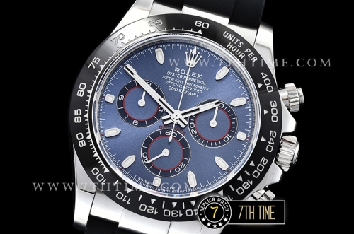 Daytona 116519 904L Ceramic Bezel Blue Dial A4130 Mod