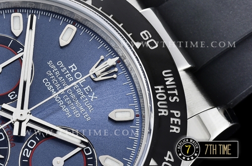 Daytona 116519 904L Ceramic Bezel Blue Dial A4130 Mod
