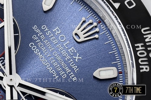 Daytona 116519 904L Ceramic Bezel Blue Dial A4130 Mod