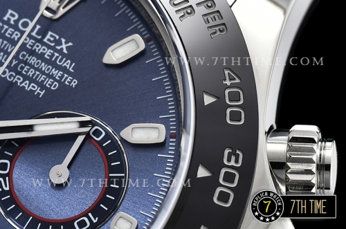 Daytona 116519 904L Ceramic Bezel Blue Dial A4130 Mod