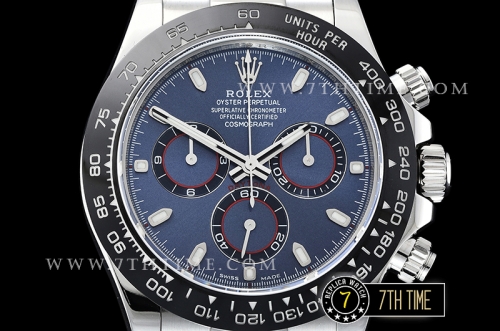 Daytona 116519 904L Ceramic Bezel Blue Dial A4130 Mod