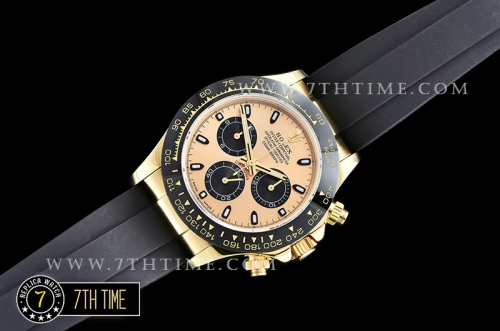 Daytona Ceramic Bezel YG/RU Yellow Gold Dial A7750