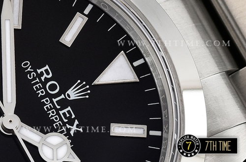 Explorer 1 Ref.214270 39mm Black Dial with Large 3,6,9 & Stick Markers Solid Stainless Steel 316F Nickel Plated Asia Clone 3132