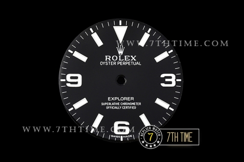 Explorer 1 Ref.214270 39mm Black Dial with Large 3,6,9 & Stick Markers Solid Stainless Steel 316F Nickel Plated Asia Clone 3132