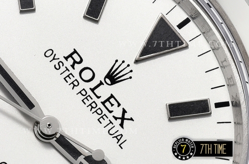 Explorer 1 Ref.214270 39mm Fantasy White Dial with Large 3,6,9 & Stick Markers Solid Stainless Steel 316F Gold Plated Asia 2836