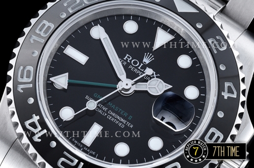GMT Master II Ref.116710 Blk/Blk SS/SS A3186 Mod