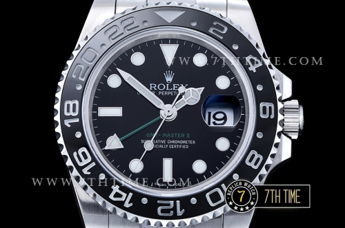 GMT Master II Ref.116710 Blk/Blk SS/SS A3186 Mod