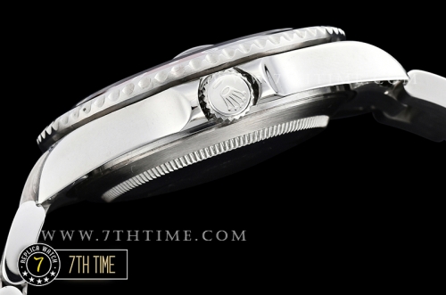 GMT Master II Ref.16710 Pepsi SS/SS Black Dial Asia 3186 Mod