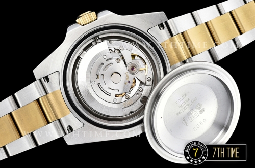 GMT Master II Ref.116713 Two Tone YG/SS Black Dial A3186 Mod