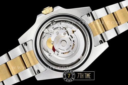 GMT Master II Ref.116713 Two Tone YG/SS Black Dial A3186 Mod