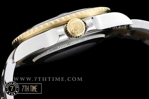 GMT Master II Ref.116713 Two Tone YG/SS Black Dial A3186 Mod