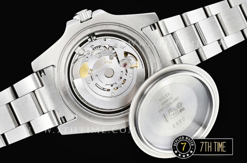 GMT Master II Blue/White Rubies SS/SS Black Dial A3186 Mod