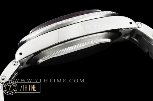 GMT Master Ref.1675 Coke Red/Black Color Bezel Black Dial with Patina Colored Dot Markers Swiss 2836 Mod