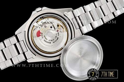 GMT Master Ref.1675 Black Color Bezel Black Dial with Patina Colored Dot Markers Swiss 2836 Mod