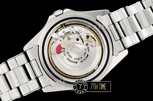 GMT Master Ref.1675 Black Color Bezel Black Dial with Patina Colored Dot Markers Swiss 2836 Mod
