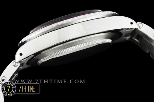GMT Master Ref.1675 Black Color Bezel Black Dial with Patina Colored Dot Markers Swiss 2836 Mod