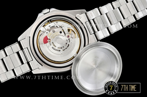 GMT Master Ref.1675 Black Color Bezel Black Dial with Luminova White Colored Dot Markers Swiss 2836 Mod