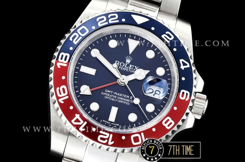 GMT Master II 126710BLRO SS/SS Blue Dial Asia 2836