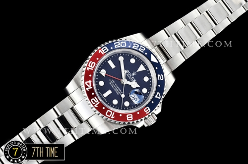 GMT Master II 126710BLRO SS/SS Blue Dial Asia 2836