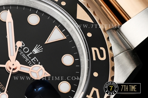 GMT Master II Basel 2018 126711 40mm RG/SS 904L Black Dial A2836