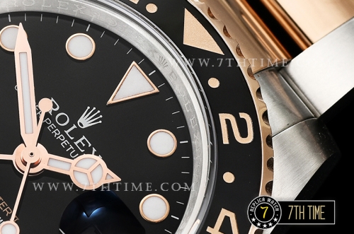 GMT Master II Basel 2018 126711 40mm RG/SS 904L Black Dial A2836