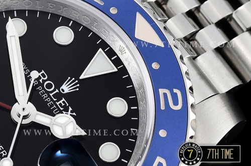GMT Master II 126710 Pepsi Jubilee SS/SS Black Dial Gold Plated A2836