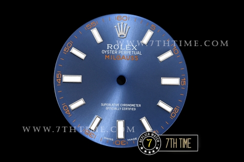 Milgauss 116400 New Milgauss Z Blue Dial on SS Bracelet Asia 3131