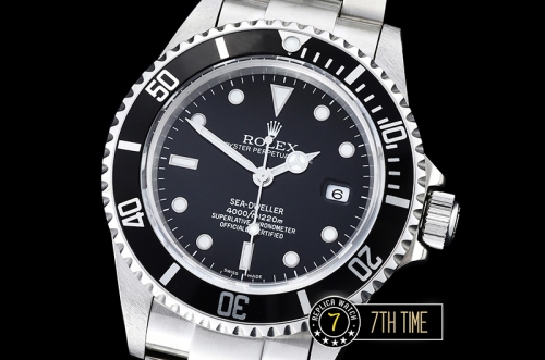 SeaDweller Ref.16600 40mm SS/SS Black Dial A3135 Mod