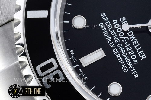 SeaDweller Ref.16600 40mm SS/SS Black Dial A3135 Mod