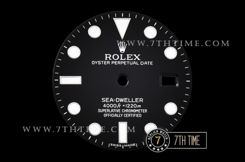 SeaDweller 116600 Ceramic Diver Bezel SS/SS Black Dial A3135 Mod