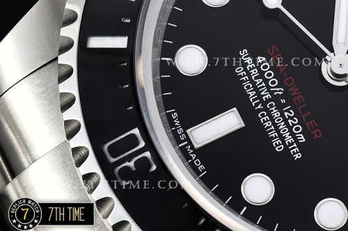 Seadweller 126600 43mm SS/SS Single Red Dial Asia3235