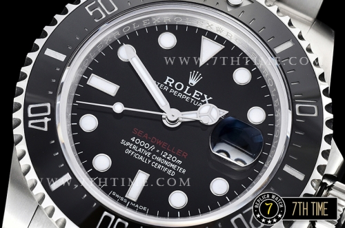 Seadweller 126600 43mm SS/SS Single Red Dial Asia3235