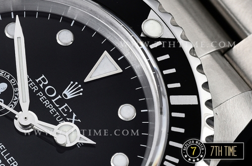 SeaDweller 16600 Polizia Di Stato SS/SS Black Dial A2836