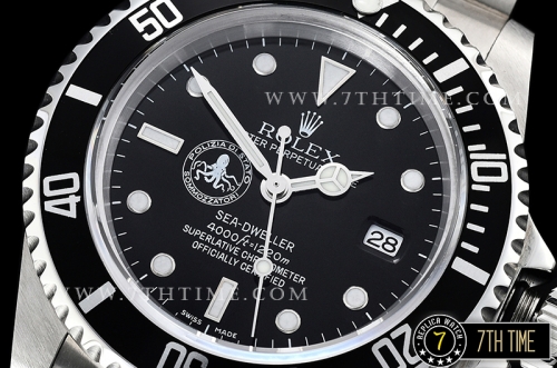 SeaDweller 16600 Polizia Di Stato SS/SS Black Dial A2836