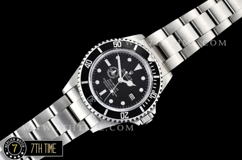 SeaDweller 16600 Polizia Di Stato SS/SS Black Dial A2836