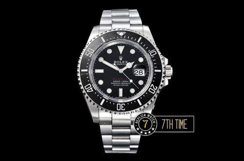 Seadweller 126600 43mm SS/SS Single Red Black Dial A2824