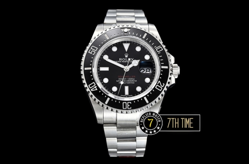 Seadweller 126600 43mm 904L SS/SS Single Red Black Dial A2836