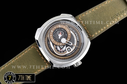 SevenFriday Q2-01Green Multi Tier Dial with counter subdials & Numeral markers