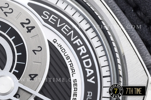SevenFriday Q1-01 White Multi Tier Dial with counter subdials & Numeral markers