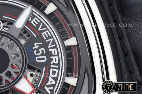SevenFriday Racer P3C/IEN Black Multi Tier Dial with counter subdials & stick markers