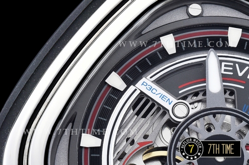 SevenFriday Racer P3C/IEN Black Multi Tier Dial with counter subdials & stick markers