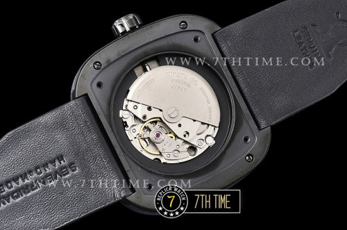 SevenFriday M3/01 Spaceship Multi-layered Black with Textured Surface High Grade PVD Coated Solid 316L Stainless Steel